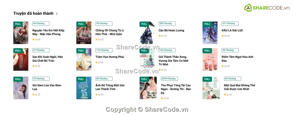 Code web,Code PHP,share code web truyện,đọc truyện online